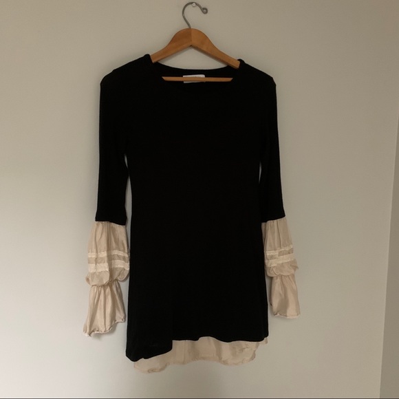 Bailey 44 Black Long Sleeve Dress - Picture 1 of 5
